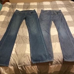 Mens Levi jeans style 527 32x34.  2 pairs for  1 price!!!